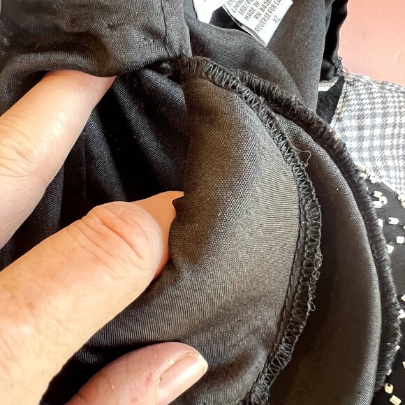 Laurence Kazar Vintage Silk Beaded Embellished Evening Cocktail Blouse Size XL - Picture 7 of 9